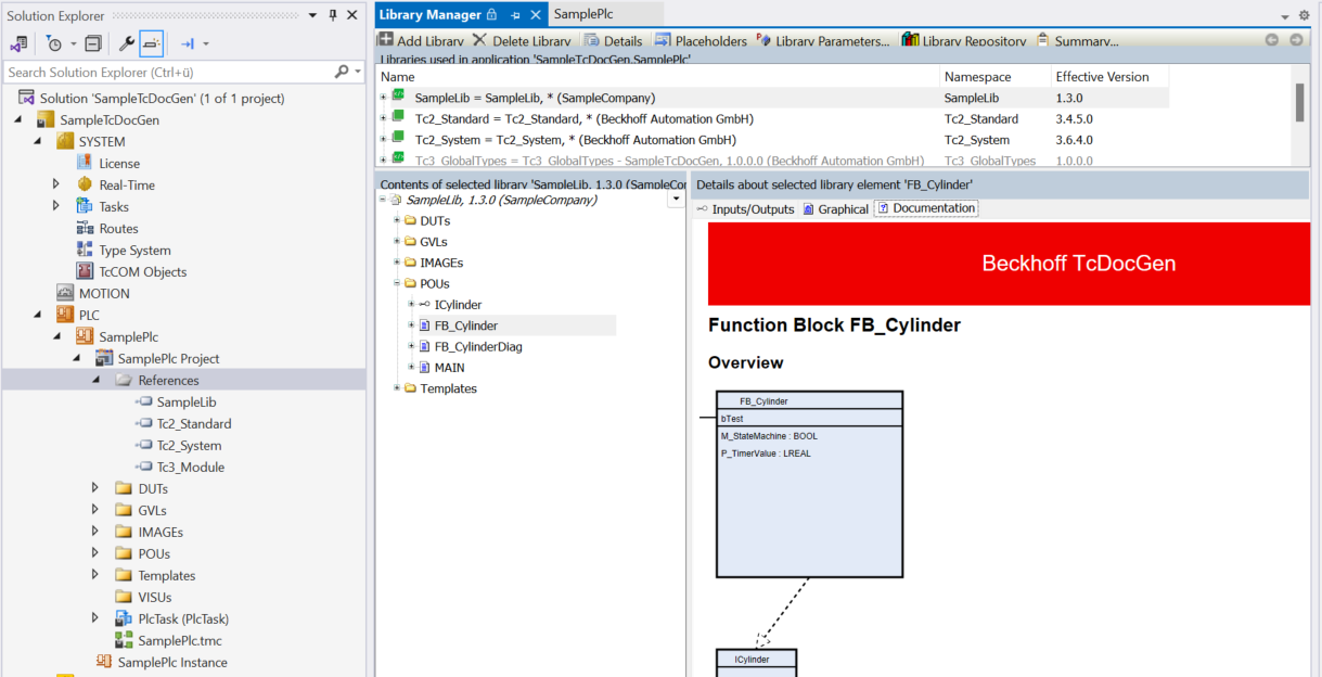 Documenting PLC libraries 2: