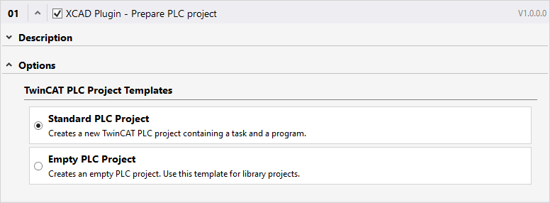 Prepare PLC project 1: