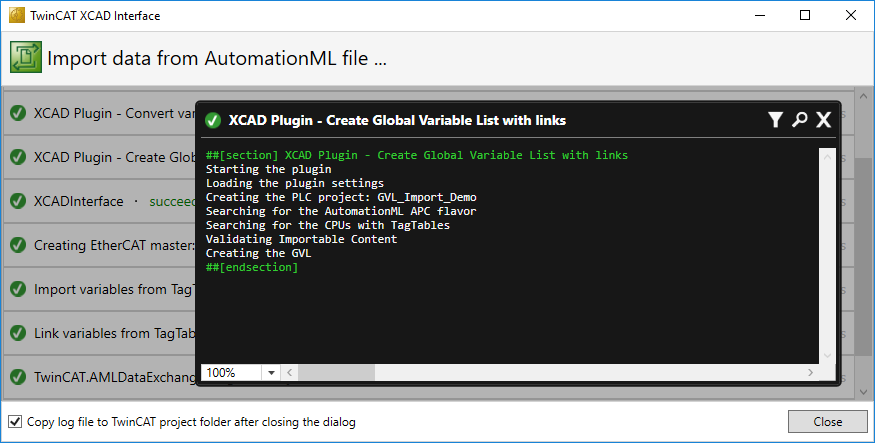 Output window 10: