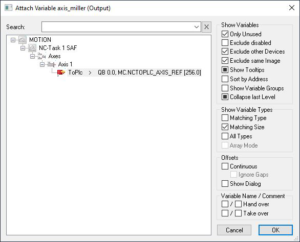 I/O master set up in TwinCAT 5:
