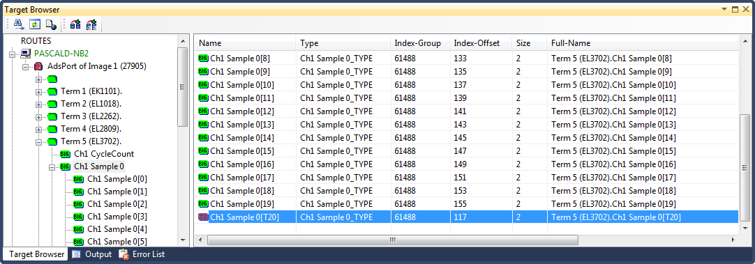 Oversampling recordings with the TwinCAT 3 Scope 5: