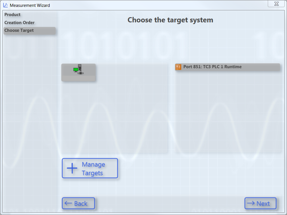Creating and configuring a Measurement Wizard project 4: