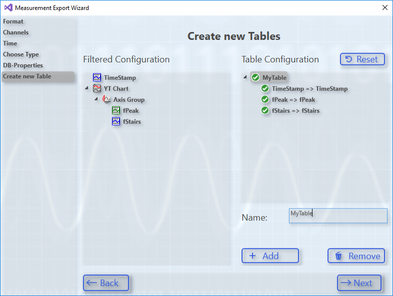 Export to databases 5: