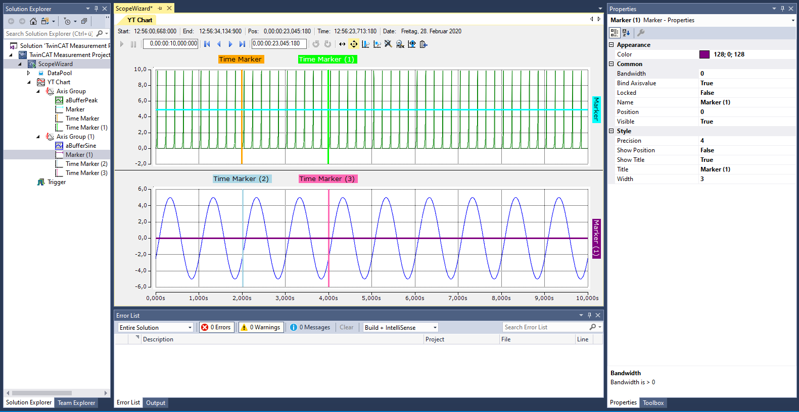 Creating and editing a Scope project 21: