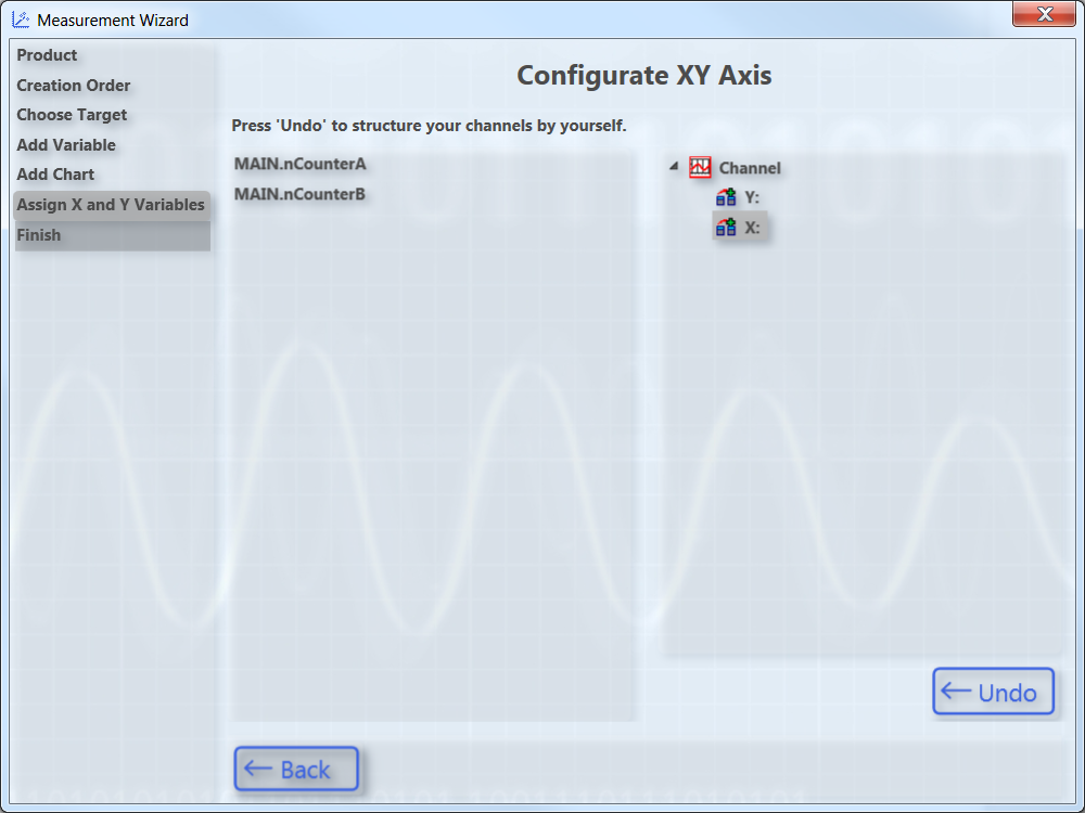 Creating and configuring a Measurement Wizard project 7:
