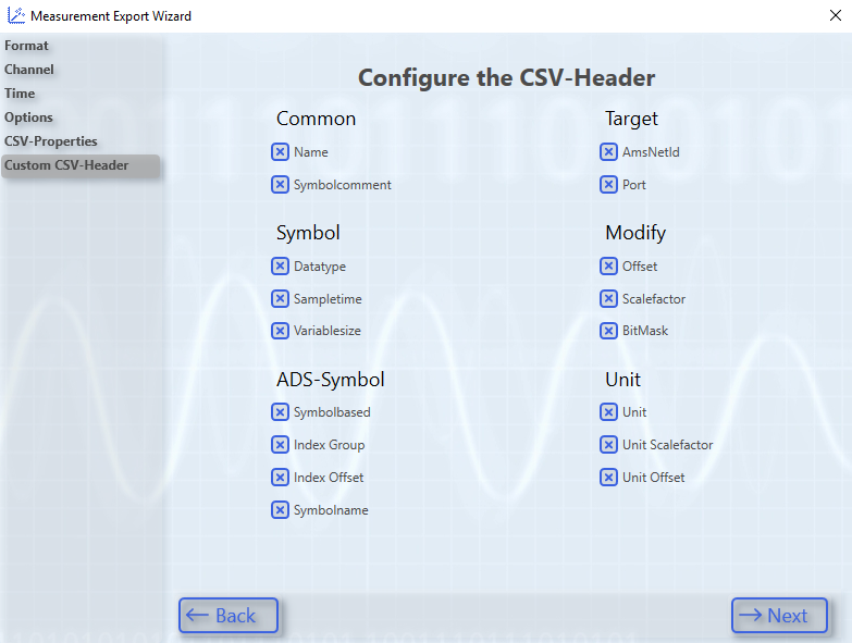 Export to csv 3: