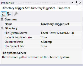 Directory Trigger Set 1: