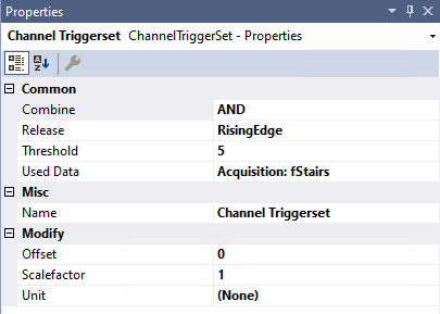 Channel Trigger Set 2:
