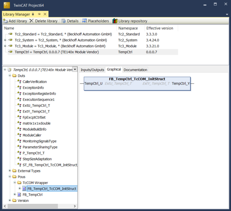 Applying the TcCOM Wrapper FB 2: