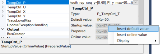 Parameterization of a module instance 9: