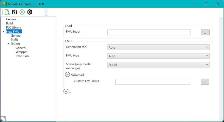 Reference user interface 1: