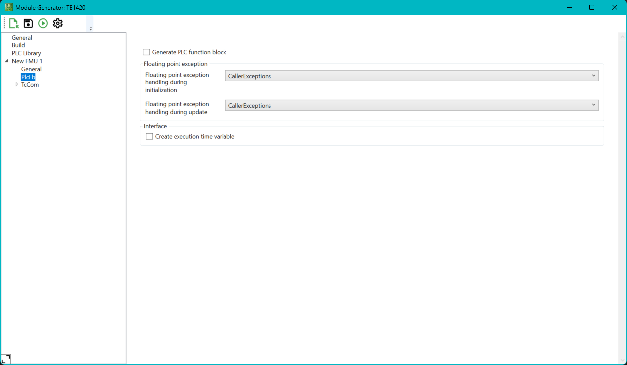 'PLC FB' tab 1: