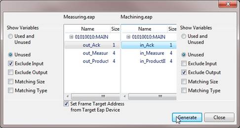 Interaction with the graphical user interface (GUI) 11: