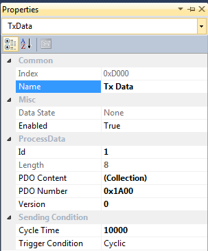 Configuring an EAP device object 10: