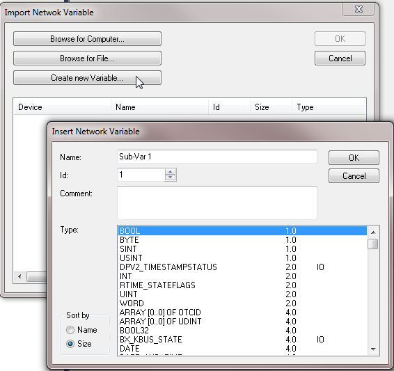 Creating the project examples 9: