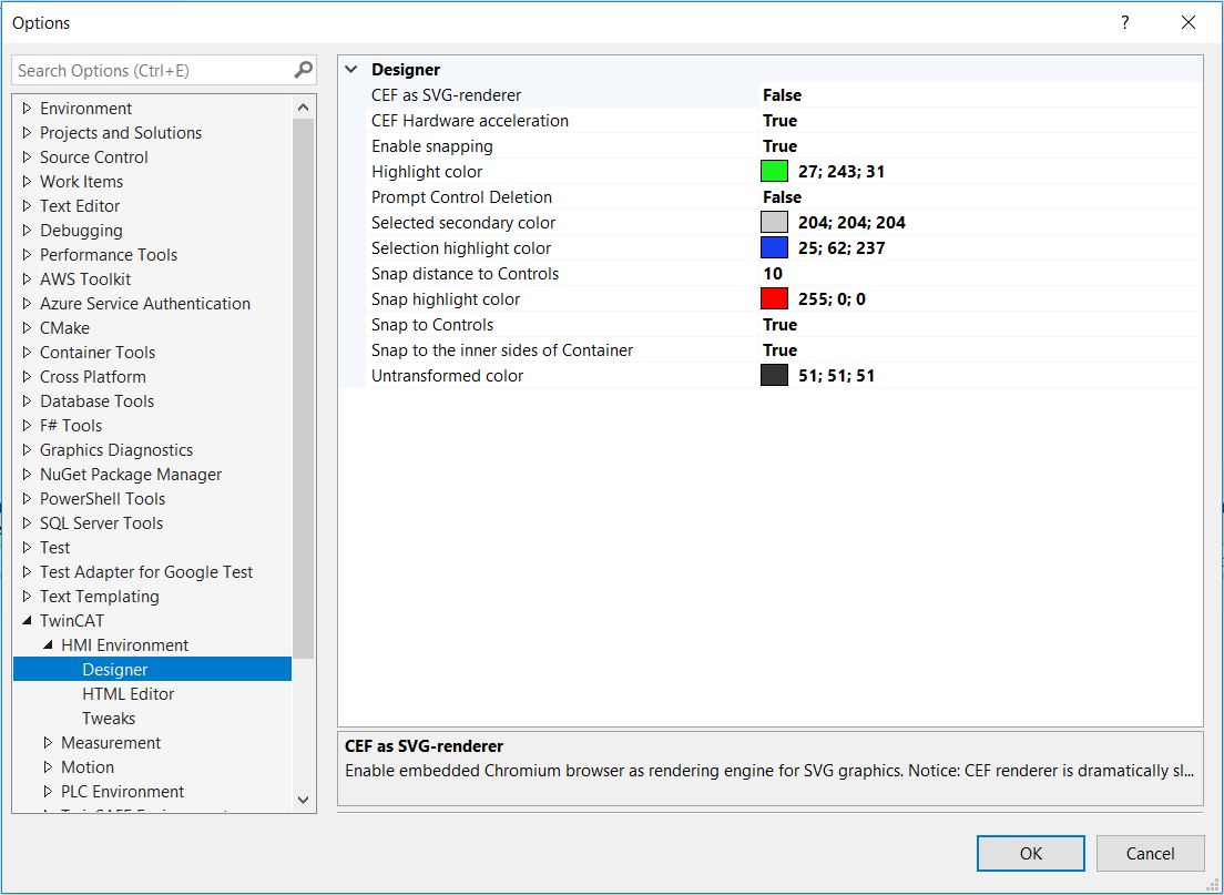 Changing default settings 2: