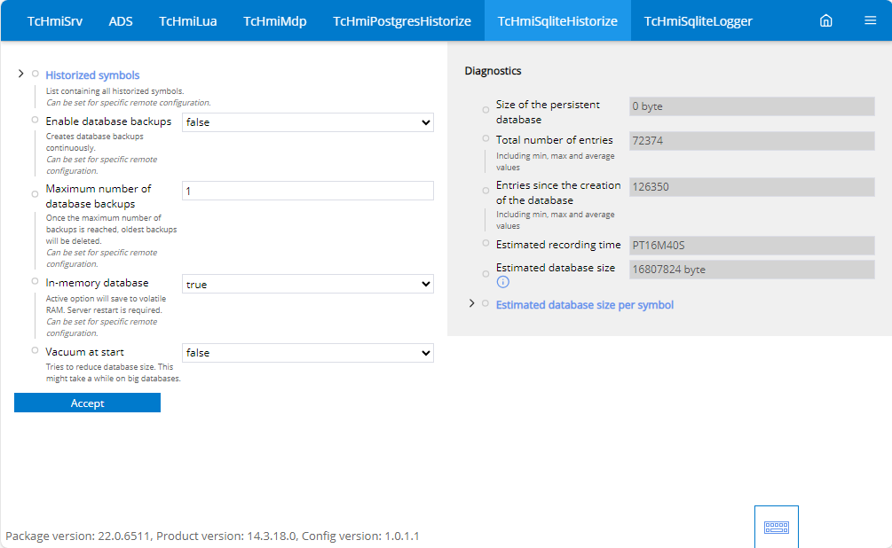 Configuration 1: