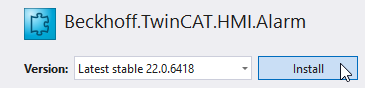 Installing a NuGet package 6: