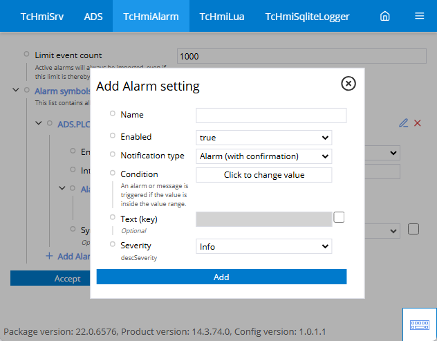 Add alarm 6: