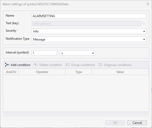 Add alarm 2: