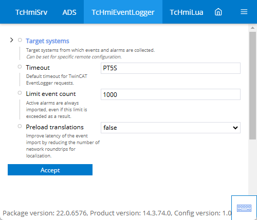 Configuration 1: