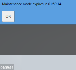Maintenance mode 5: