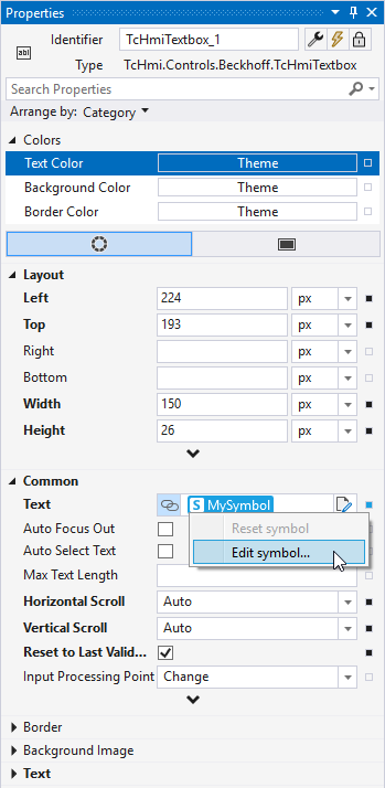 Configure binding 1: