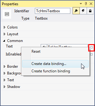Create binding 2: