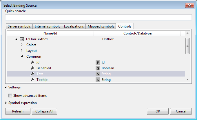Create binding 5: