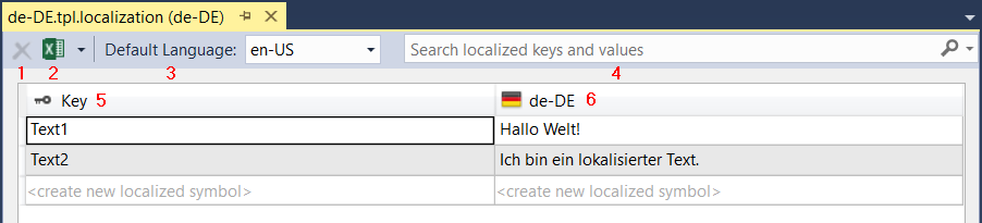 Localization editor 2: