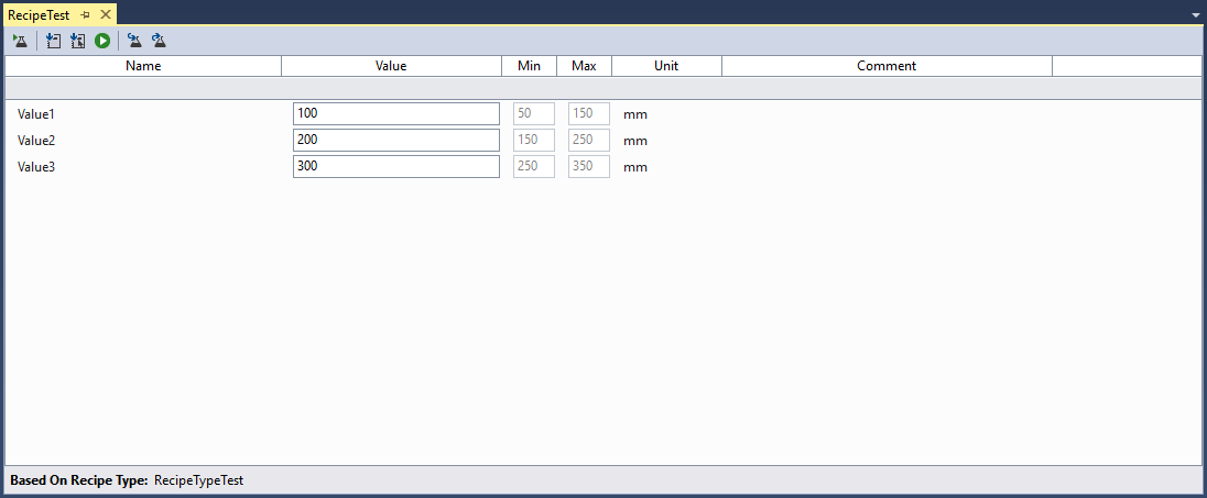 Recipe Editor 1: