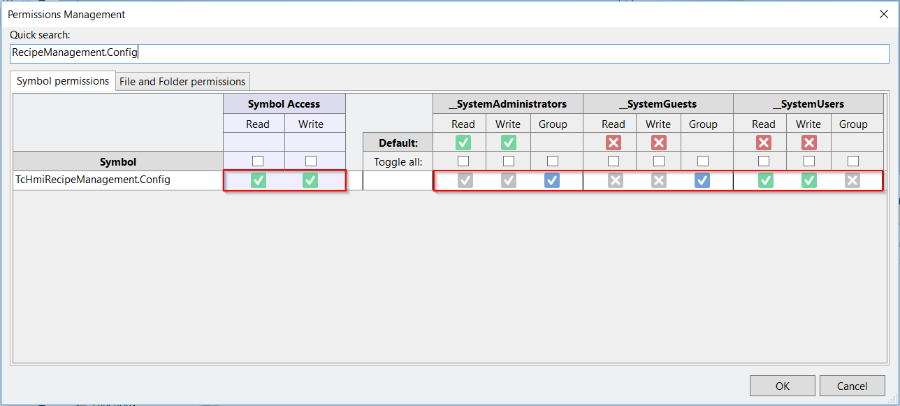 Management in the client 1:
