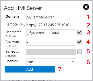 Configure connection 2: