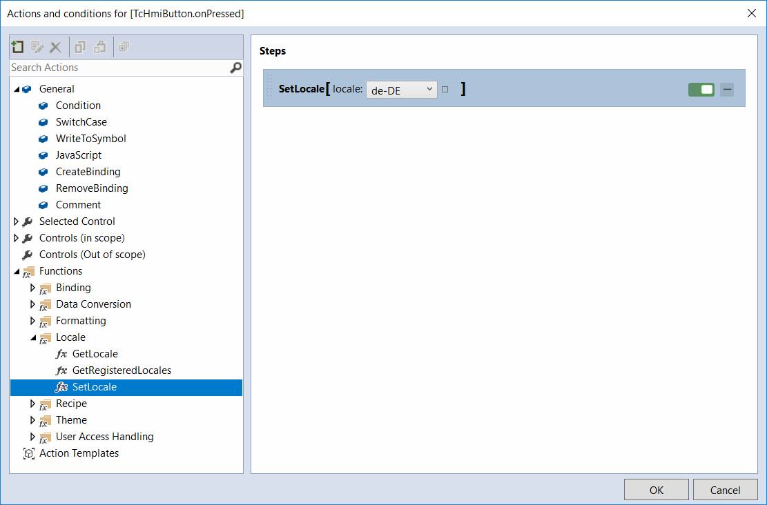 Using HMI functions 1:
