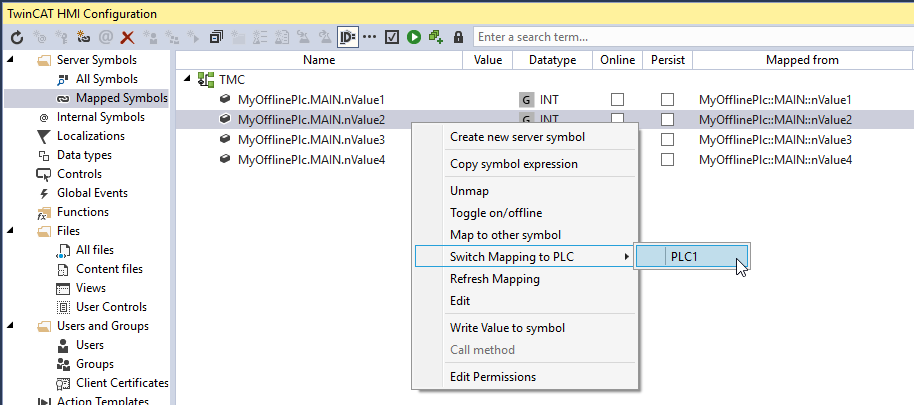 Offline symbols (TMC) 7: