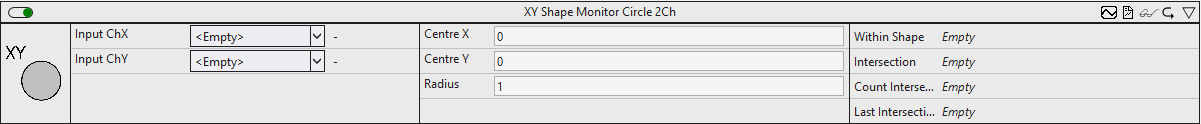 XY Shape Monitor Circle 2Ch 1: