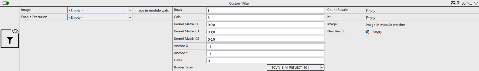 Custom filter 1: