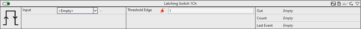 Latching Switch 1Ch 1: