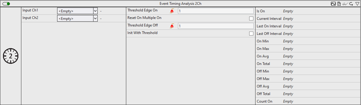 Event Timing Analysis 2Ch 1: