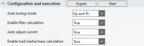 Configuration and execution 1: