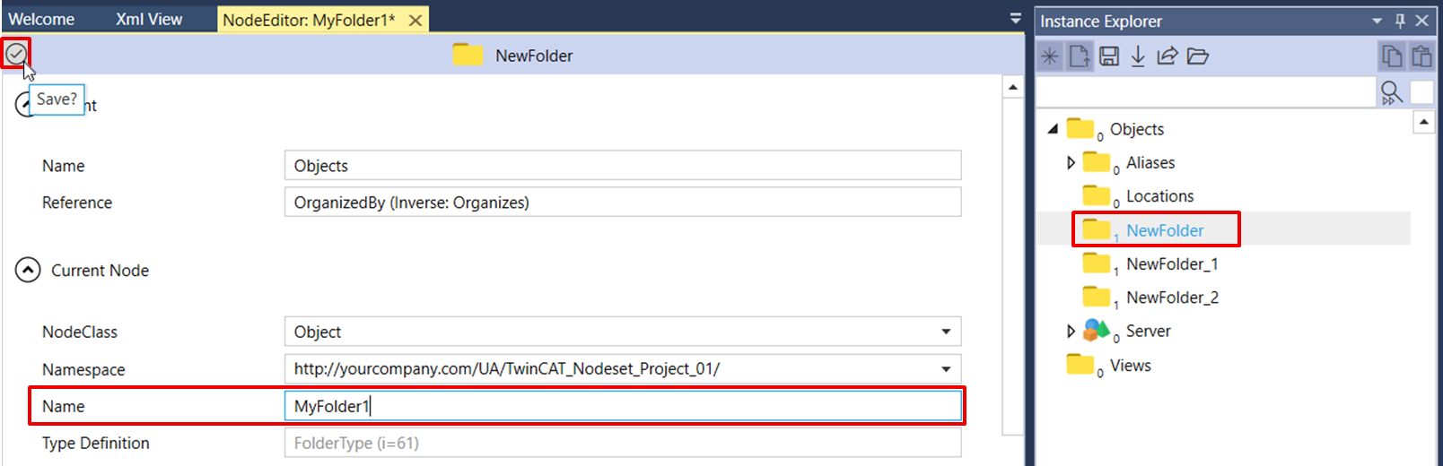 Simple nodeset with base types 6:
