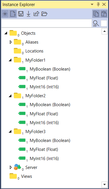 Simple nodeset with base types 9: