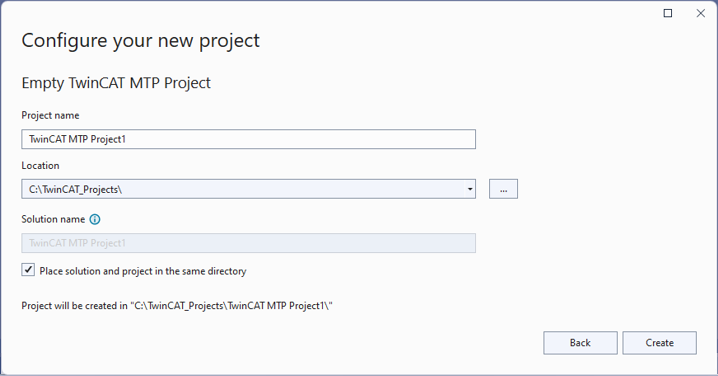 Creating a new MTP project 3: