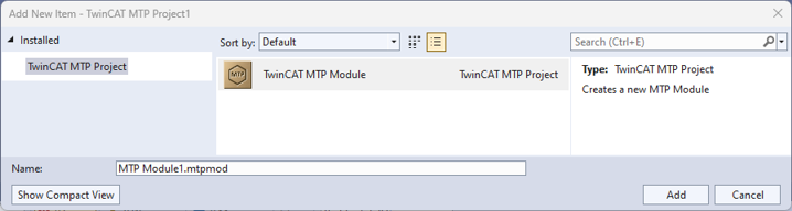 Creating a new MTP module 2: