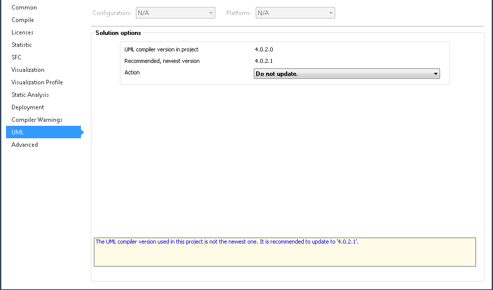 UML compiler version 3: