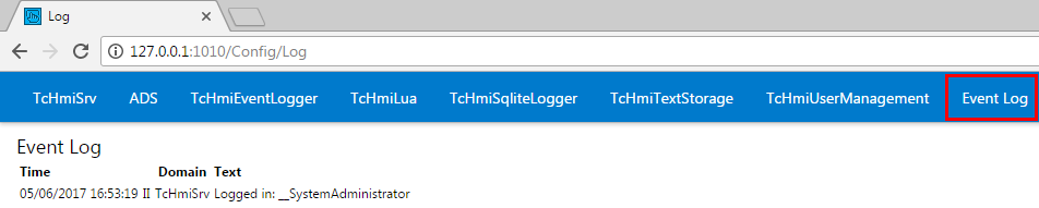 Config page 1: