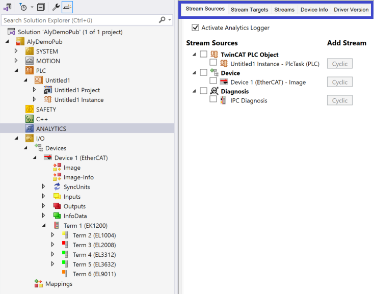 Basic settings 1: