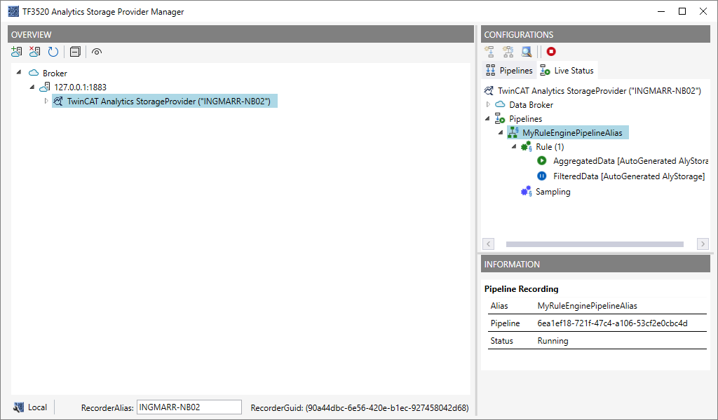 Starting/stopping a RuleEngine pipeline 3: