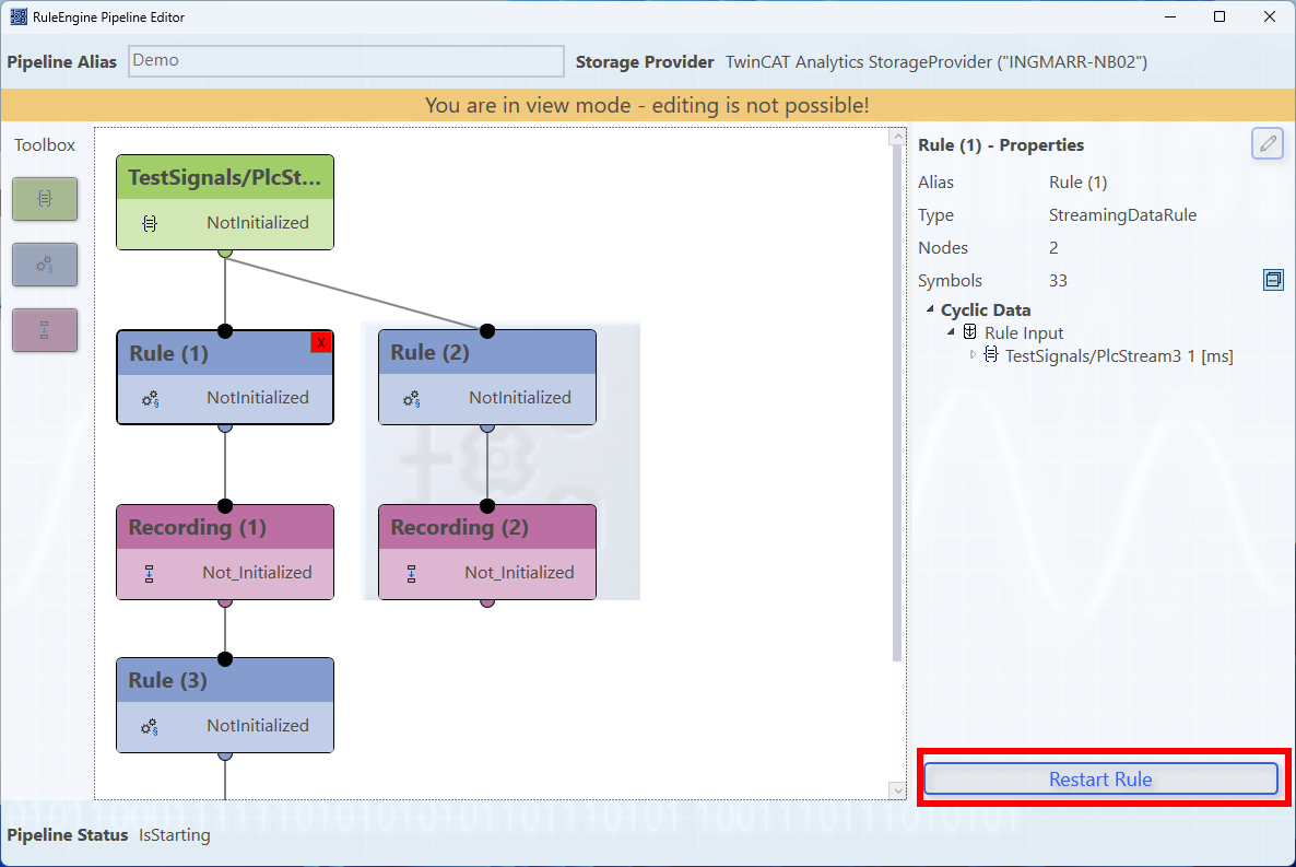 RuleEngine error case 2:
