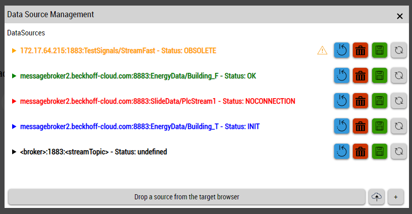 Managing the data sources 6: